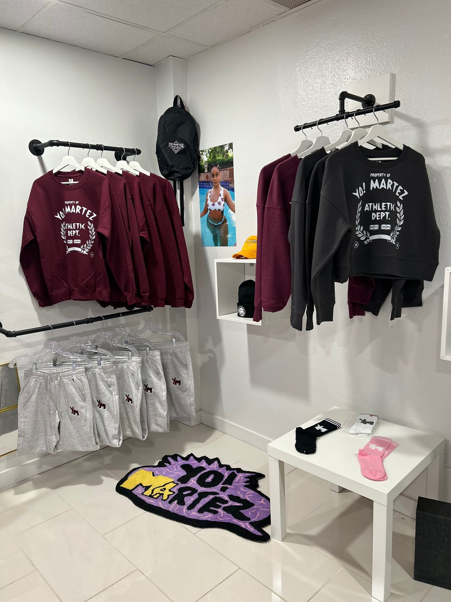 Yo! Martez University Cropped Sweater