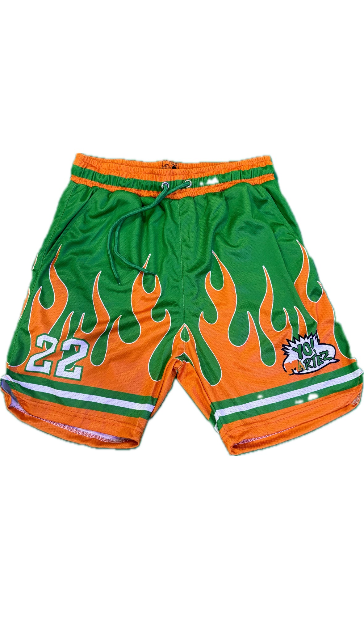 Yo! Twin Flame Athletic Shorts