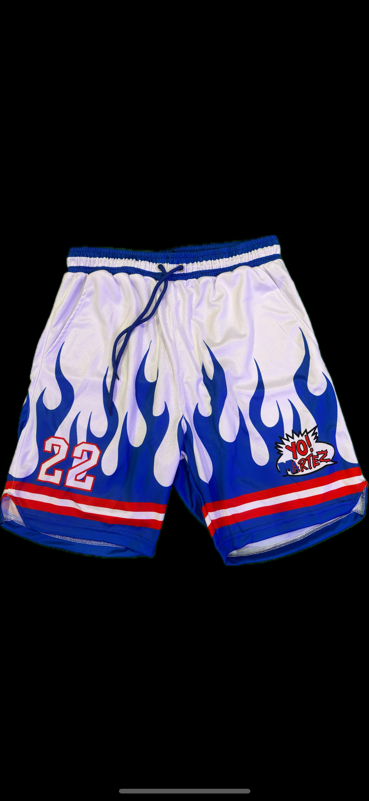 Yo! Twin Flame Athletic Shorts