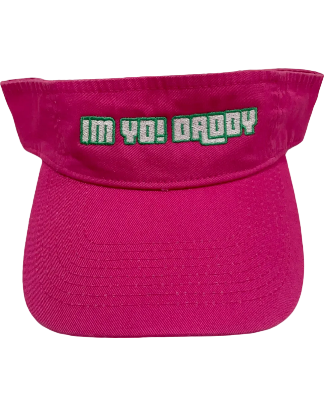 Yo! Martez Im Yo Daddy pink Visor