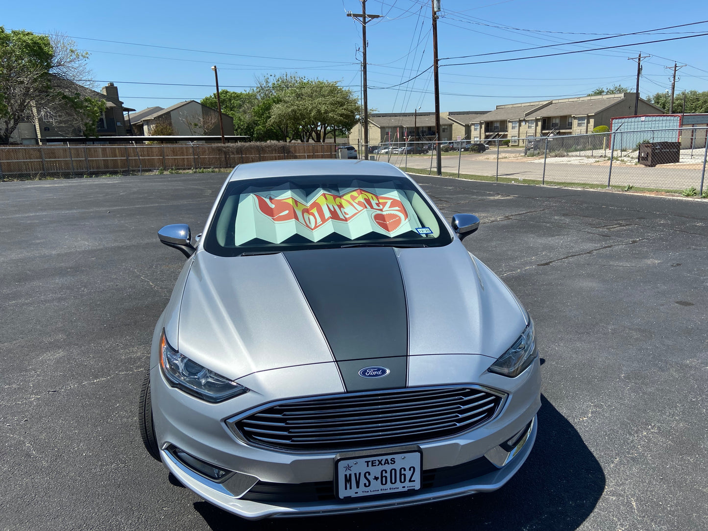 Yo! Hot Wheelz Car Windshield Shade
