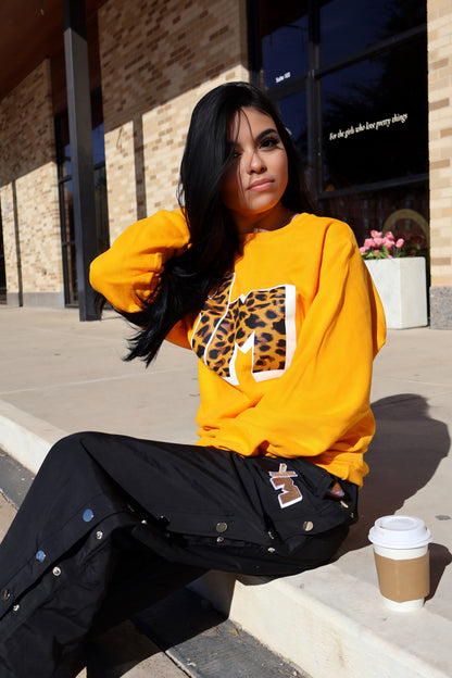 YM Cheetah Print Crewneck
