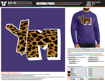 YM Cheetah Print Crewneck