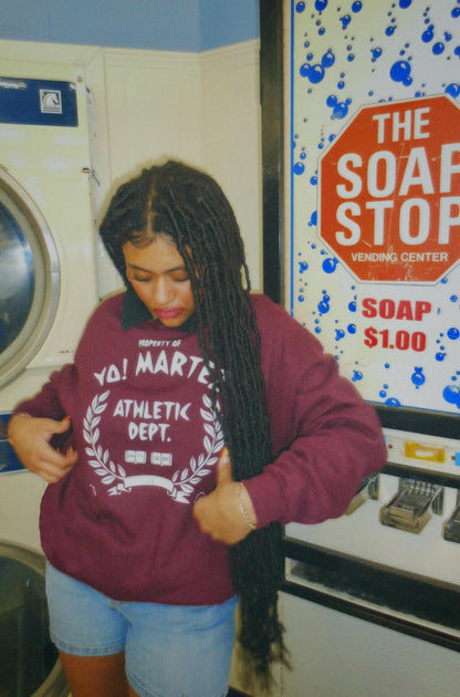 Yo! Martez University Cropped Sweater