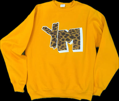 YM Cheetah Print Crewneck