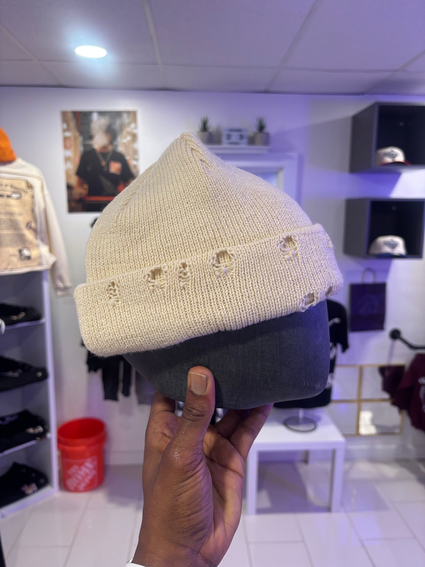 Distressed Beanie