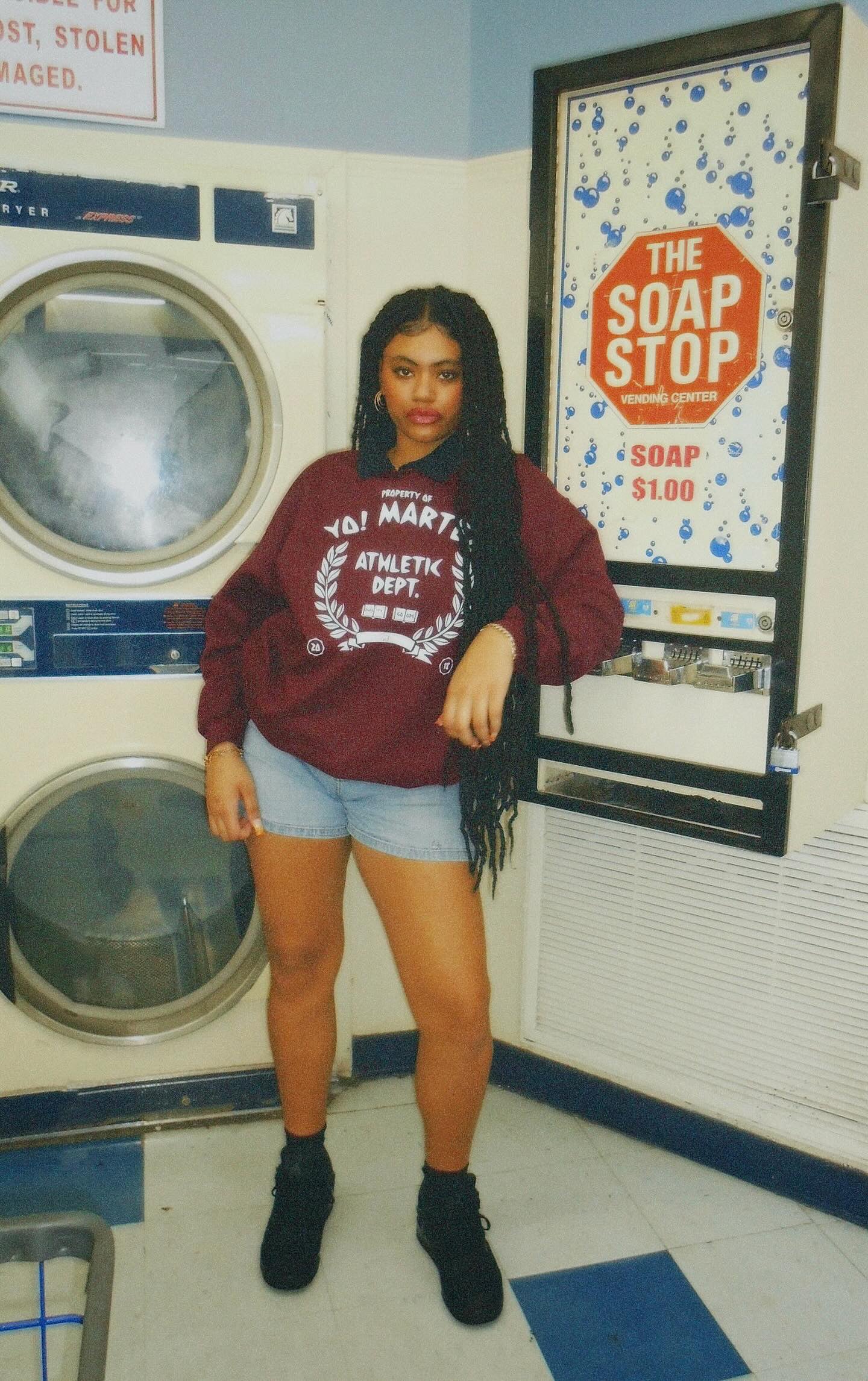 Yo! Martez University Cropped Sweater