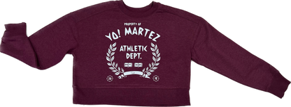 Yo! Martez University Cropped Sweater