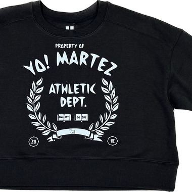 Yo! Martez University Cropped Sweater