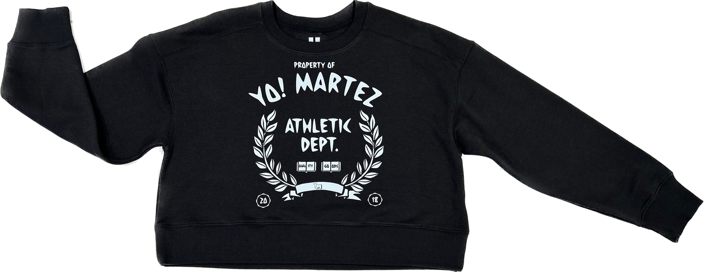 Yo! Martez University Cropped Sweater