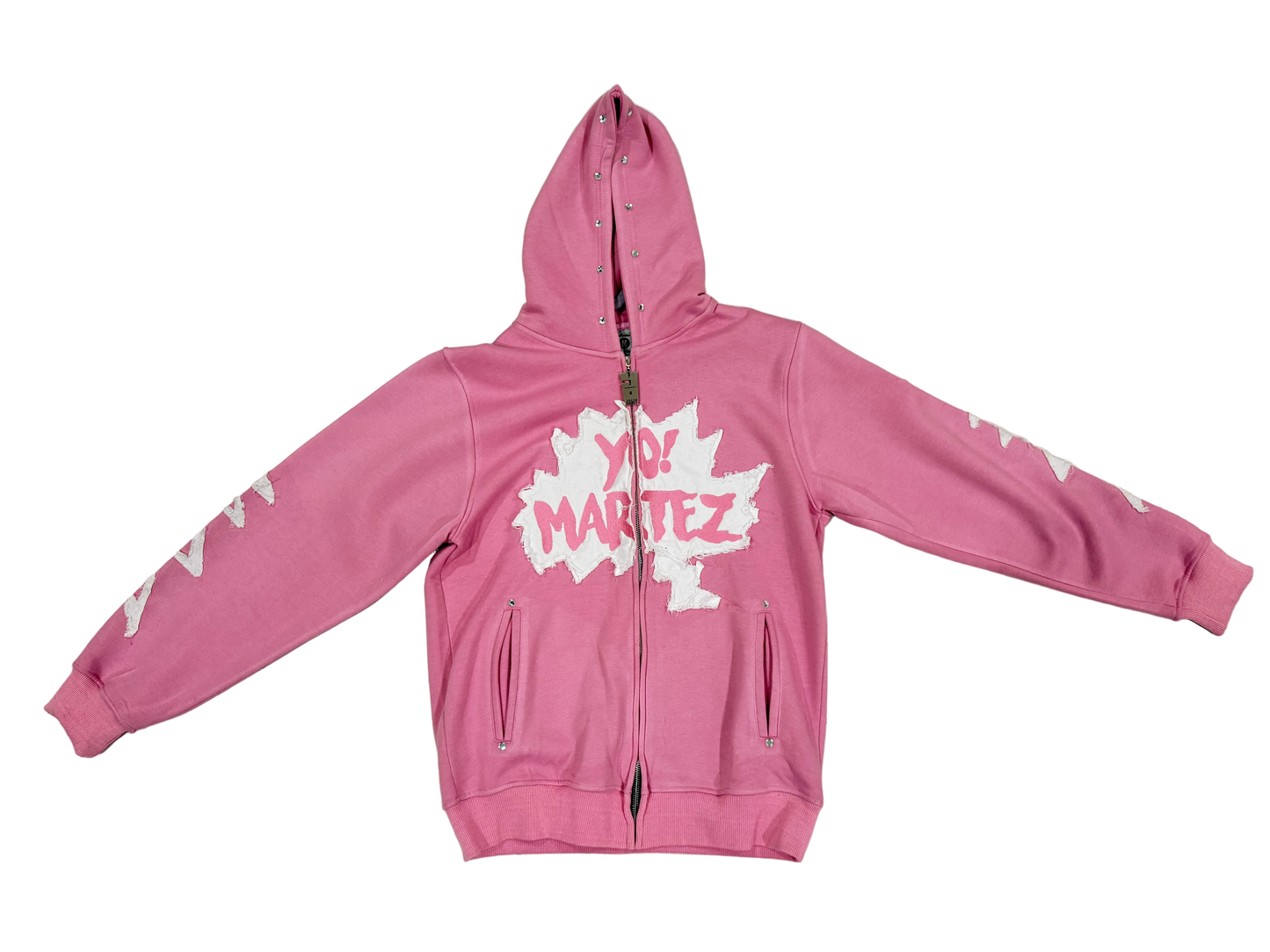Yo! Martez Zip-up Hoodie Pink edition 