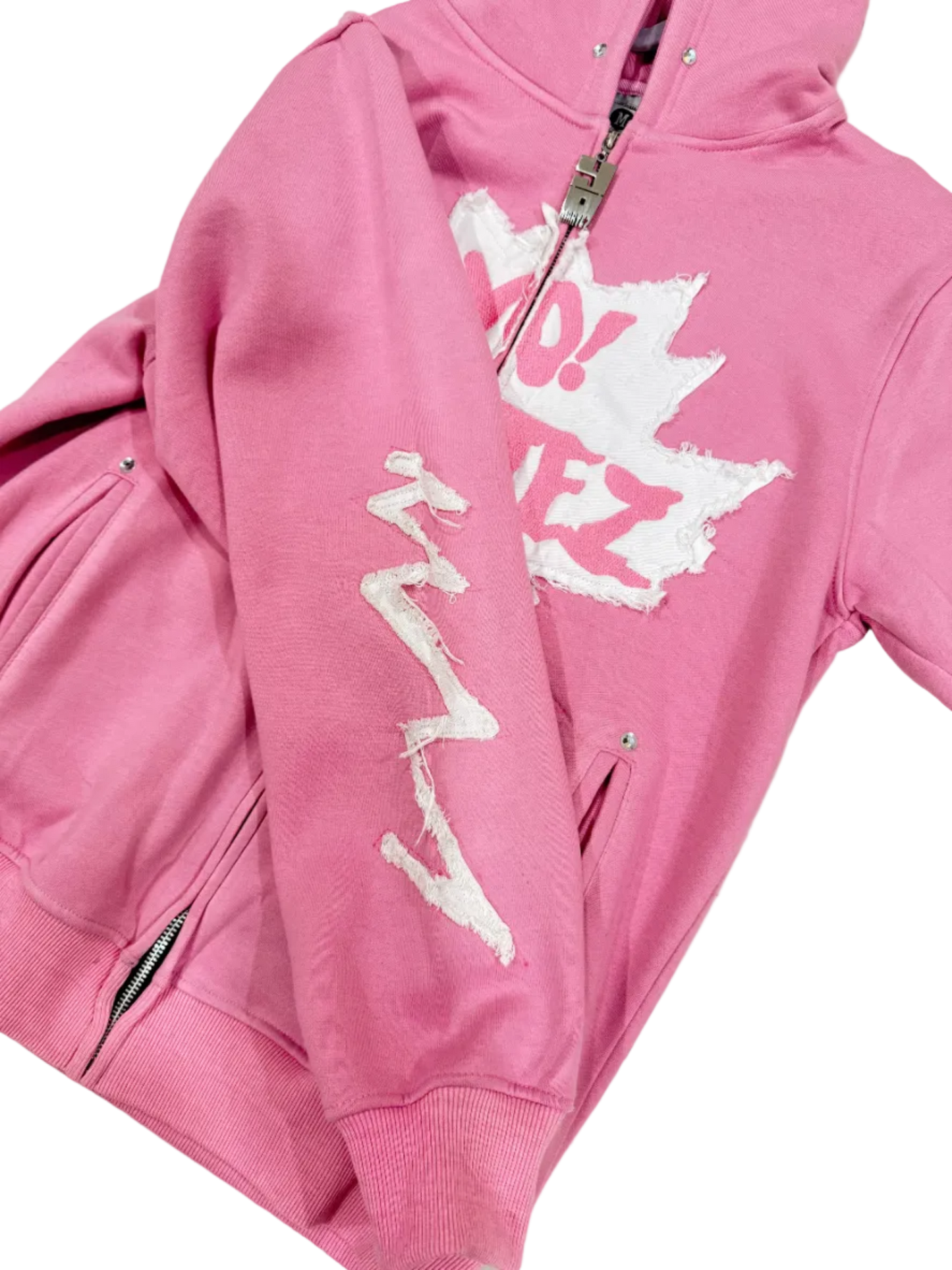 Yo! Martez Zip up Hoodie Sleeve detail 