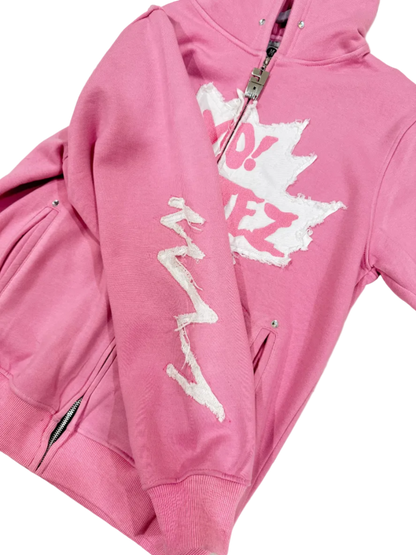 Yo! Martez Zip up Hoodie Sleeve detail 