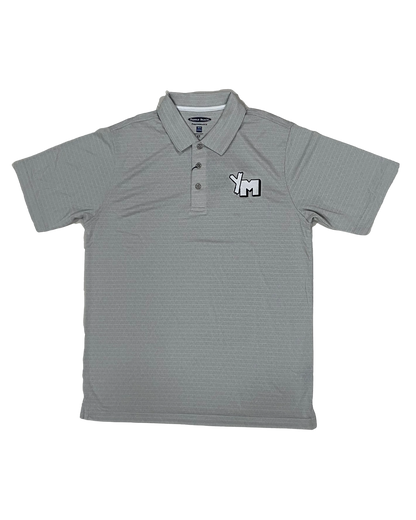 Grey Polo with YM embroidery