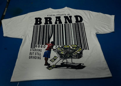 Studio Presents Yo! Brand T-shirt —
Made by Yo! Martez. Close-up