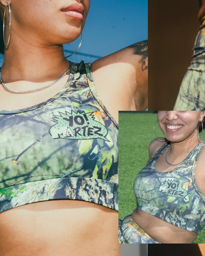 Rocking the YO! MARTEZ ATHLETICS —
Camo set 