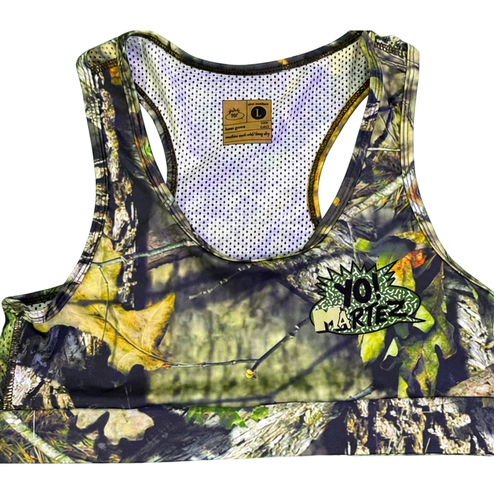 YO! MARTEZ ATHLETICS —
Camo-inspired set 