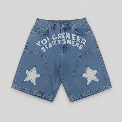 Light Blue Colorway Yo! Martez Denim jorts