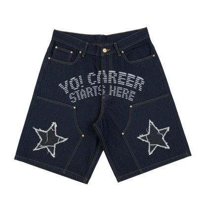 Dark Navy Colorway for Yo! Martez Denim jorts