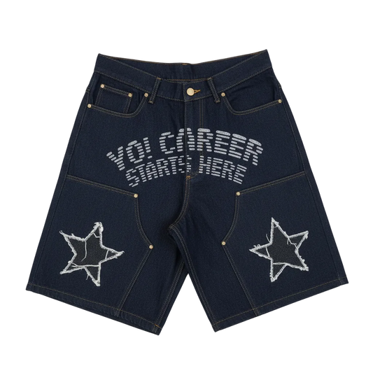 Dark Navy Colorway for Yo! Martez Denim jorts