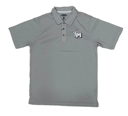Grey Polo with YM embroidery 