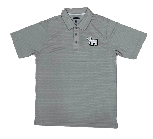 Grey Polo with YM embroidery 