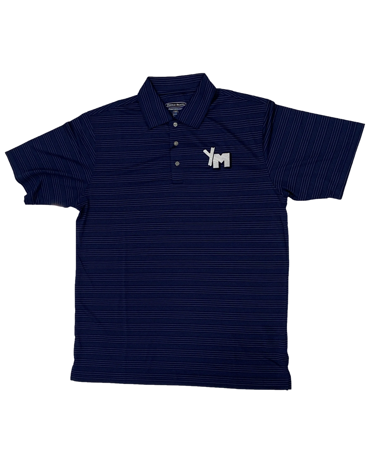 Navy Polo with YM embroidery logo