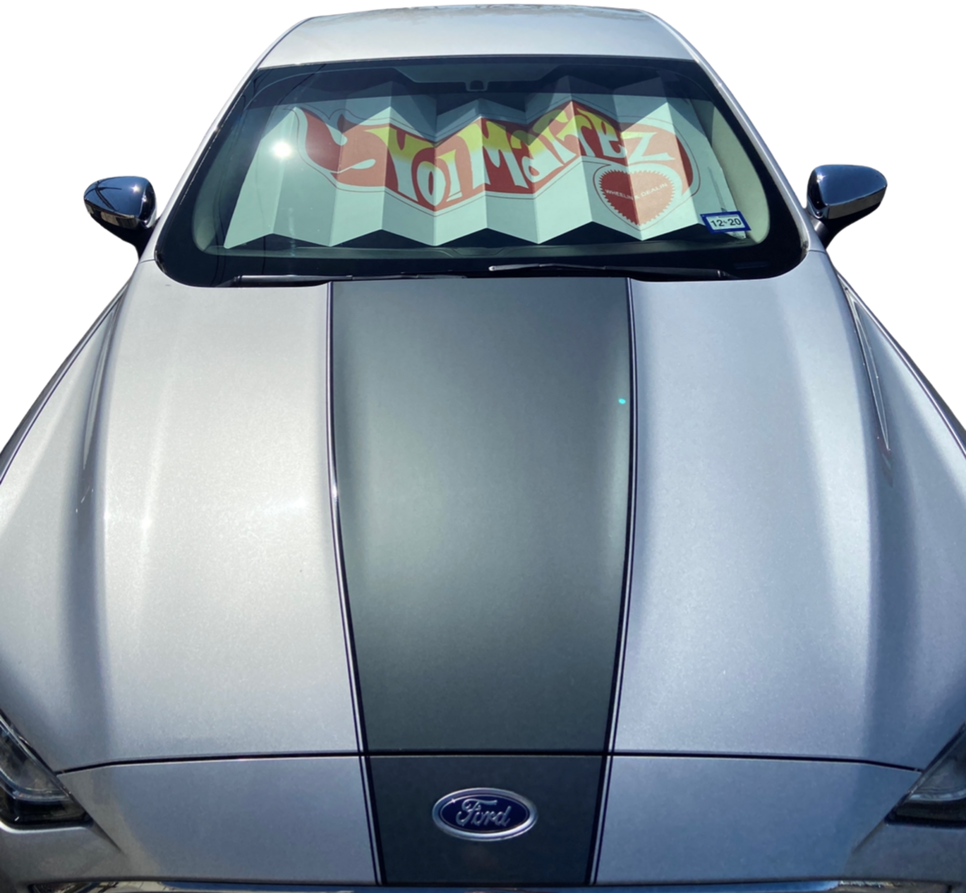 Cool yo! car with one of our Hot Wheelz-inspired sun shades.