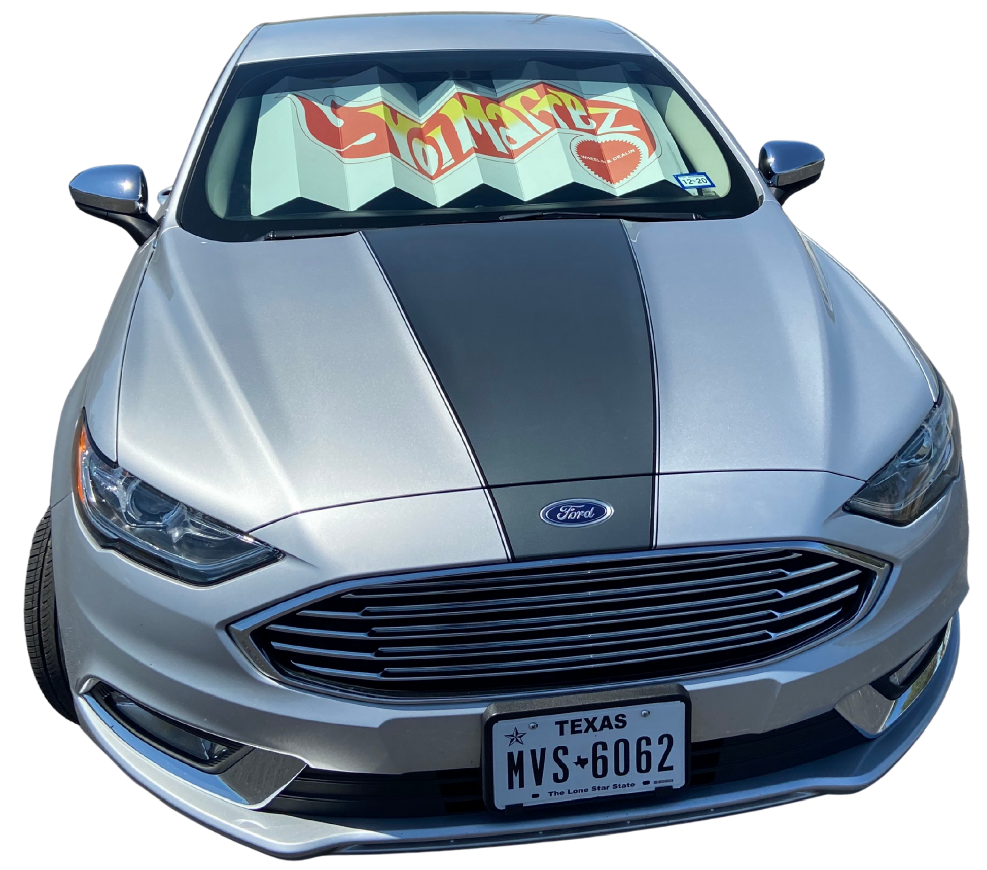 Cool yo! car with one of our Hot Wheelz-inspired sun shades.