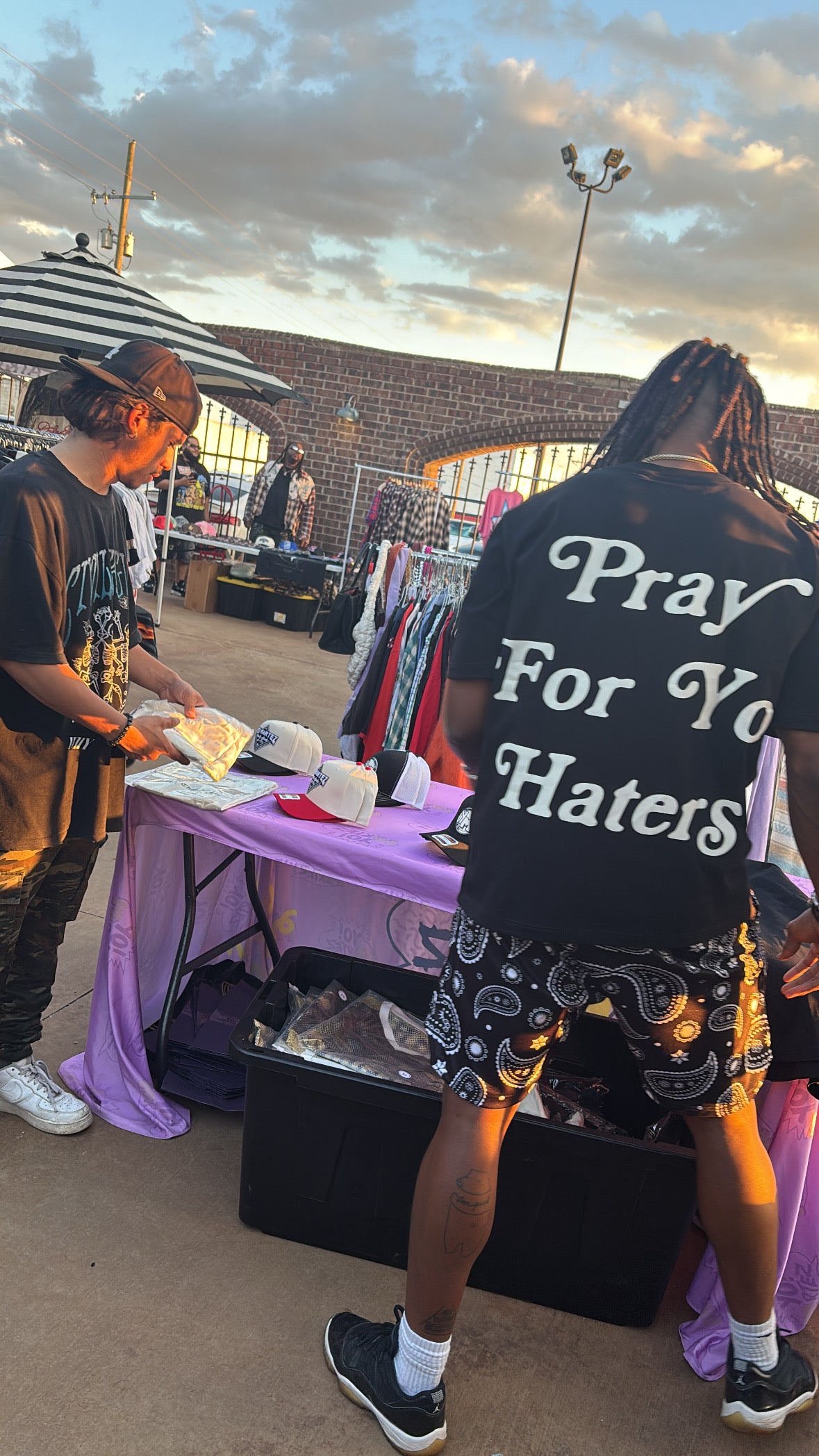 A staple Streetwear piece —
'Pray For Yo! Haters' created by Yo! Martez