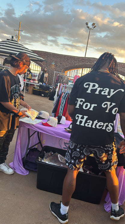 A staple Streetwear piece —
'Pray For Yo! Haters' created by Yo! Martez