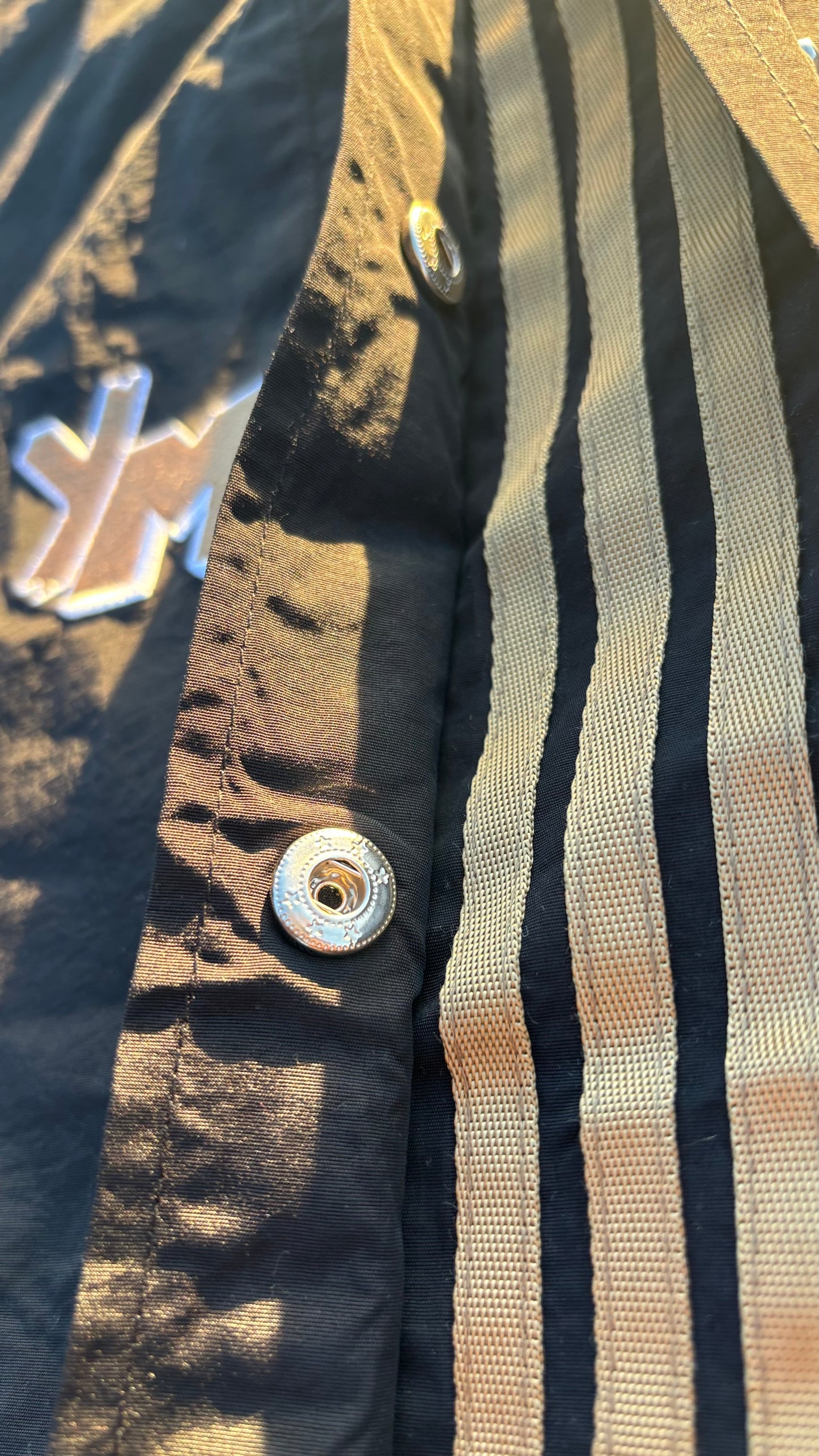 Close up of Yo! Track Pants.