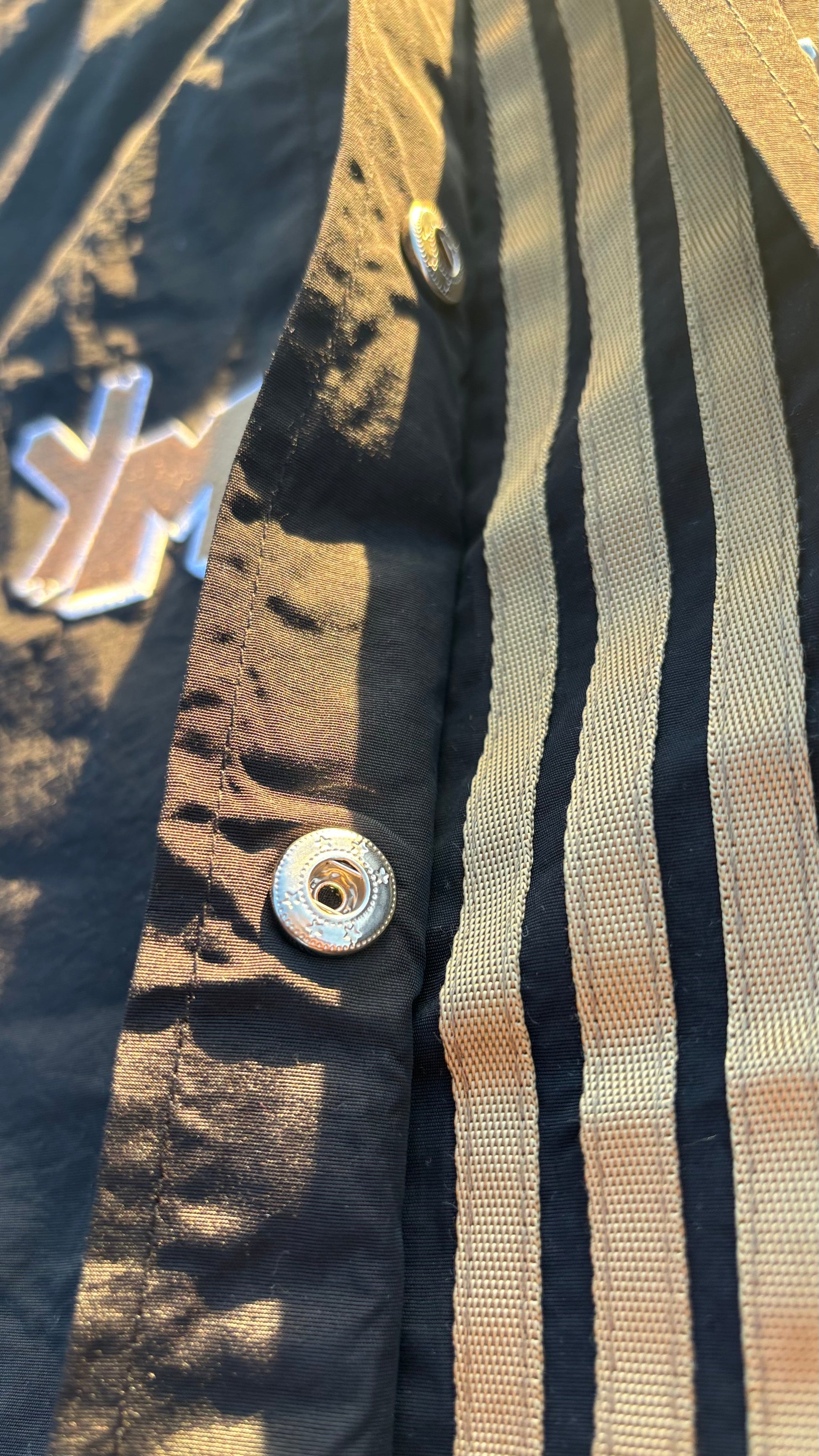 Close up of Yo! Track Pants.