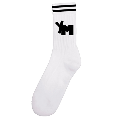 White Yo! Martez YM Socks