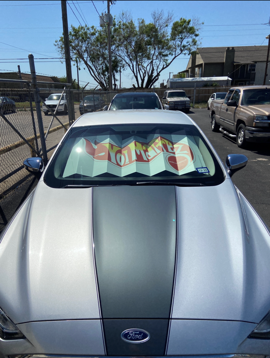 Yo! Hot Wheelz Car Windshield Shade